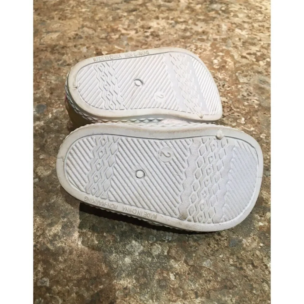 Bundle Sale 3 for $15 | Size infant 2 | Unicorn slip-on Baby Shoes